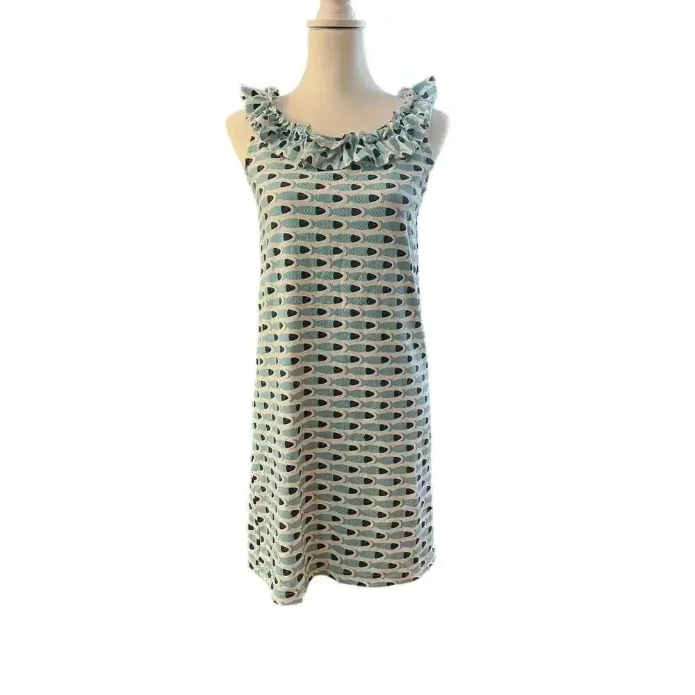 SAILOR SAILOR SLEEVELESS FISH DESIGN DRESS SIZE SMALL